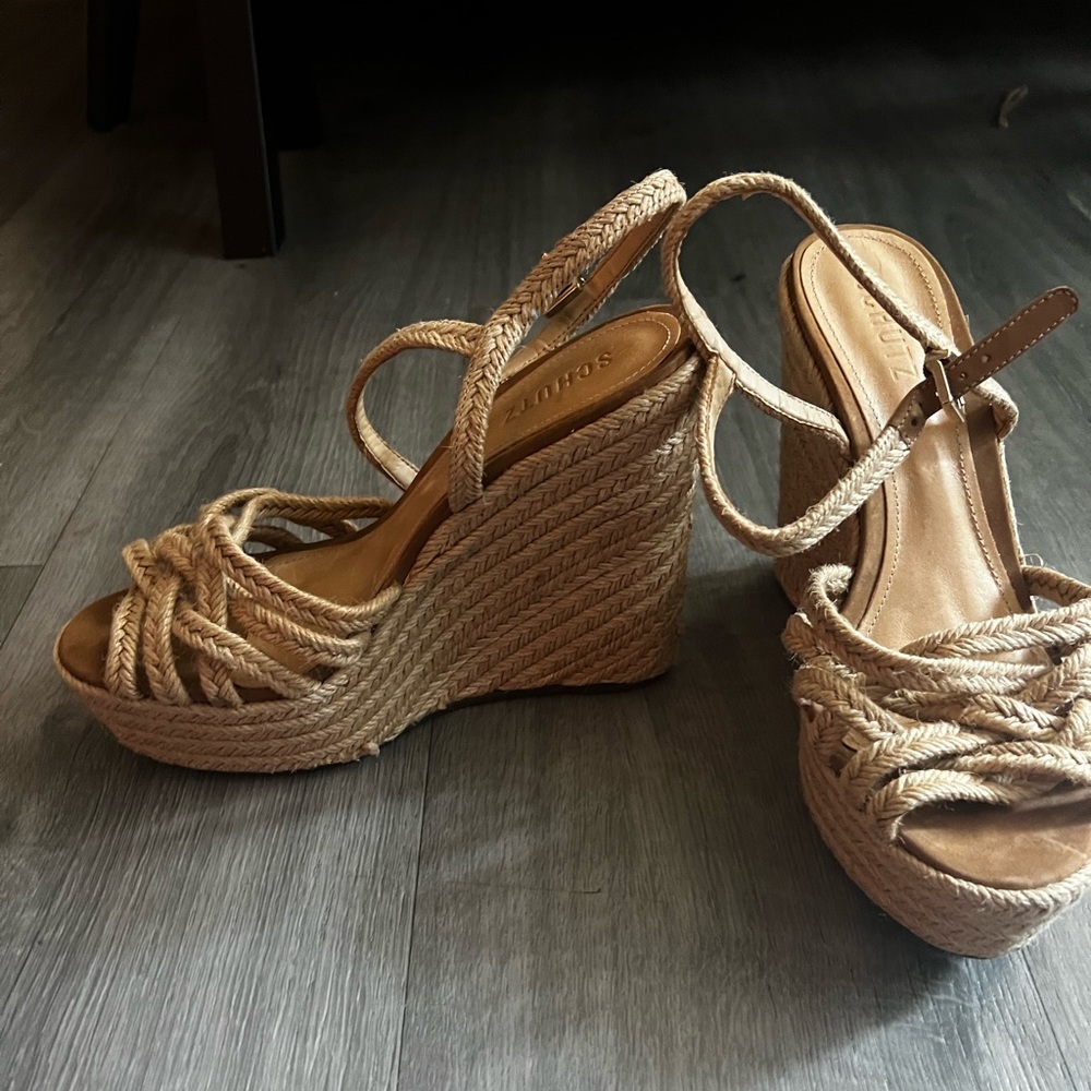 Schutz wedges (brand new, never worn)